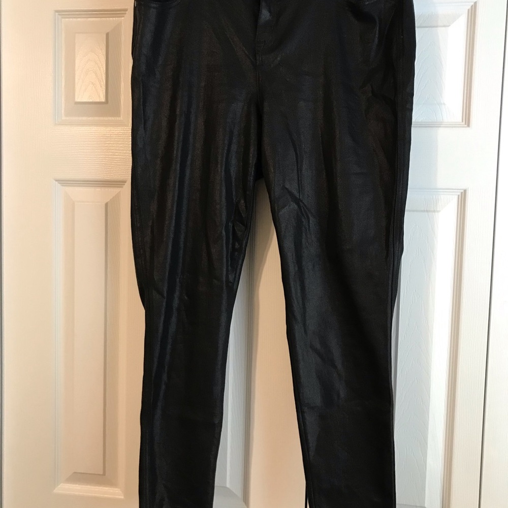 Lane Bryant High Rise Super Stretch Skinny Pant Size 16 Black